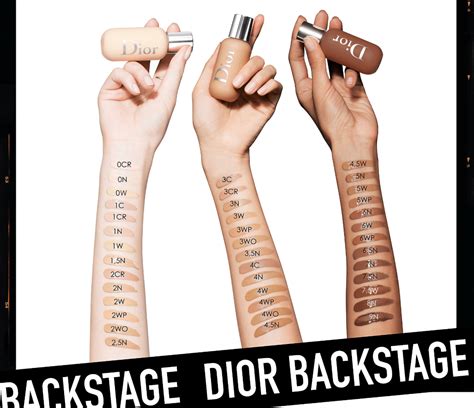 dior foundation review backstage|Dior foundation backstage shades.